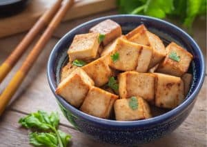 Bowl of tofu