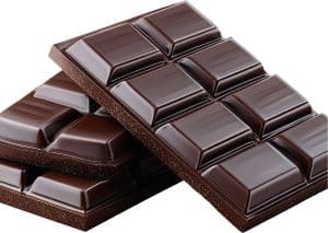 Blocks of chocolate