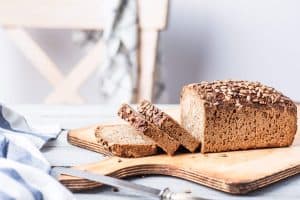 Sliced wholegrain bread